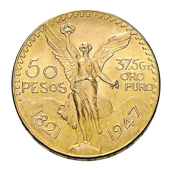 50 Pesos Centenario Goldmünze Mexiko