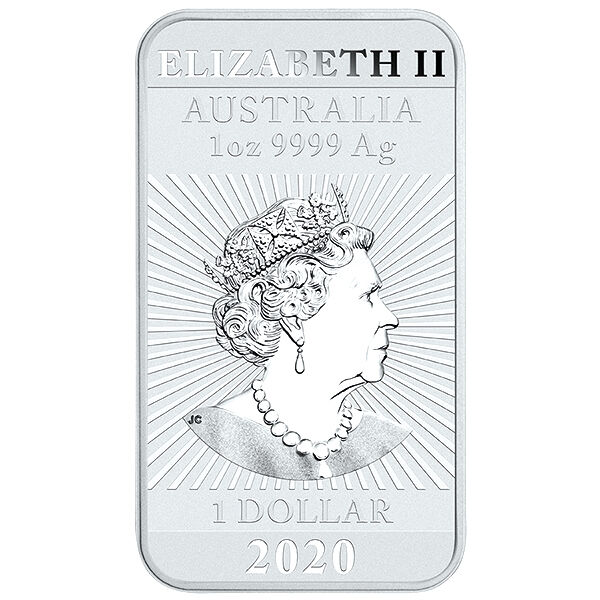 1 Unze Silbermünzbarren Dragon Rectangle (diverse Jahrgänge)