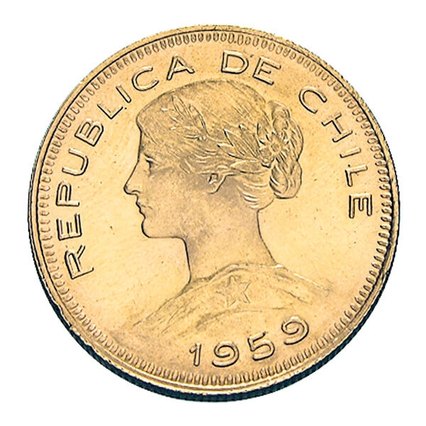 100 Pesos Gold Chile (diverse Jahrgänge) 100 Pesos Gold Chile (diverse Jahrgänge)