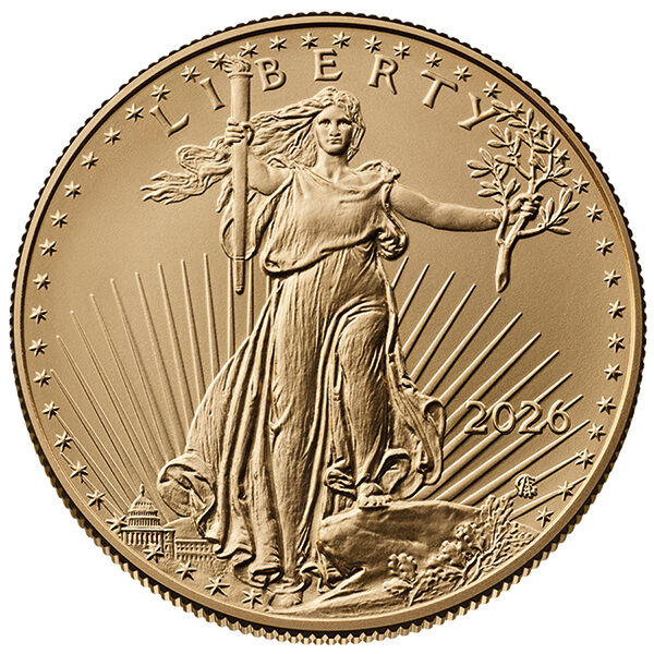 1 Unze Goldmünze American Eagle 2026