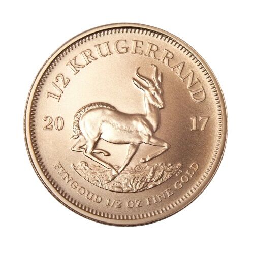 kruegerrand-gold-halbe-unze Krügerrand Gold Halbe Unze 2017 Rückseite