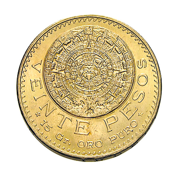 20 Pesos Centenario Goldmünze Mexiko