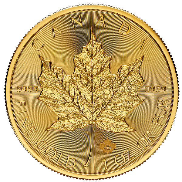 1 Unze Goldmünze Maple Leaf 2025 1 Unze Goldmünze Maple Leaf 2025