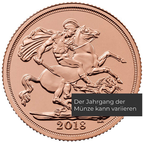 1 Pfund Sovereign Goldmünze 1 Pfund Sovereign Goldmünze
