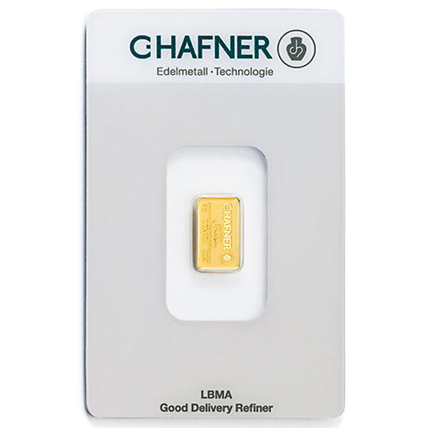 2 g Goldbarren C. Hafner 2 g Goldbarren C. Hafner