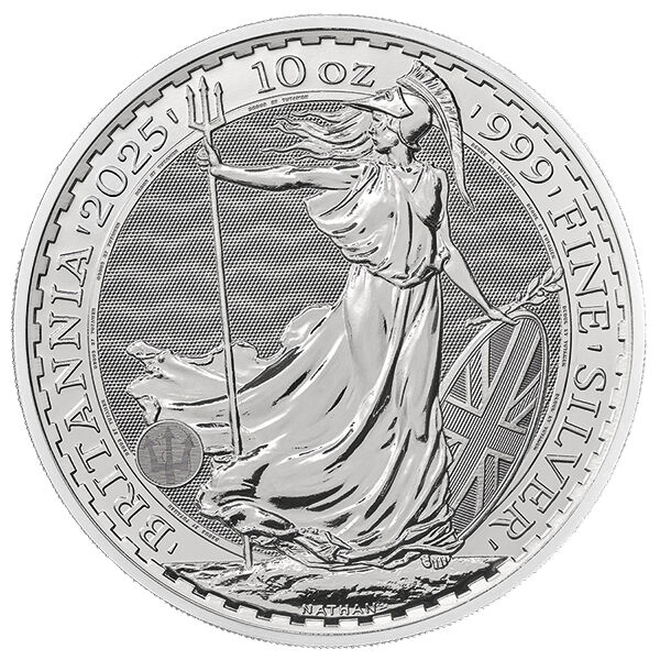 10 Unzen Silbermünze Britannia (diverse Jahrgänge) 10 Unzen Silbermünze Britannia (diverse Jahrgänge)
