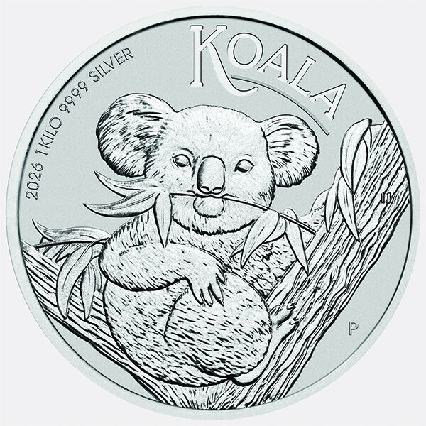1 kg Silbermünze Australian Koala 2026