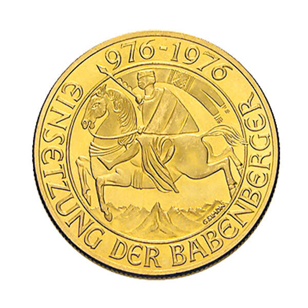 1000 Schilling Gold Babenberger (diverse Jahrgänge) 1000 Schilling Gold Babenberger (diverse Jahrgänge)