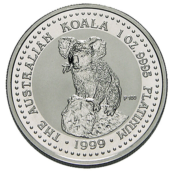 1 Unze Platinmünze Australian Koala (diverse Jahrgänge) 1 Unze Platinmünze Australian Koala (diverse Jahrgänge)