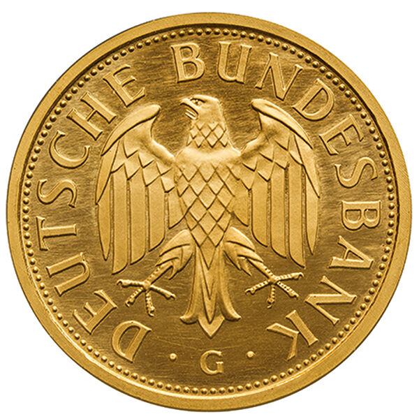 1 Deutsche Mark Goldmünze 2001