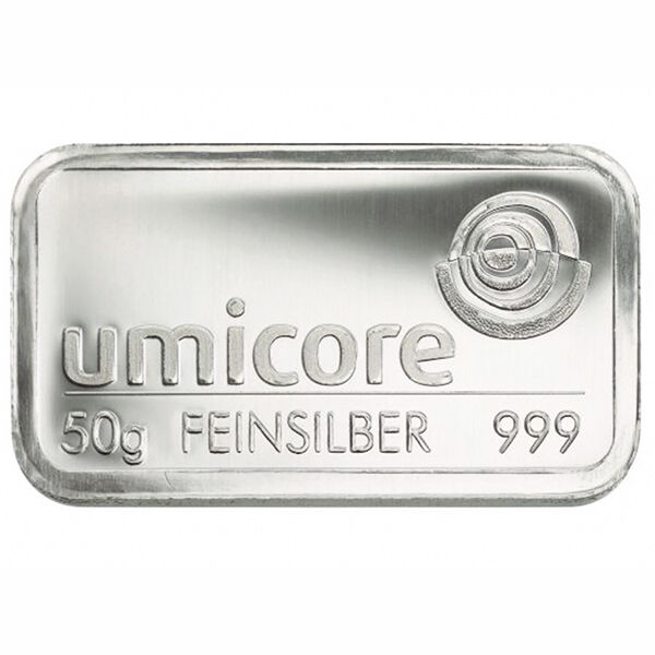 50 g Silberbarren (diverse Hersteller) LBMA zertifiziert 50 g Silberbarren (diverse Hersteller) LBMA zertifiziert