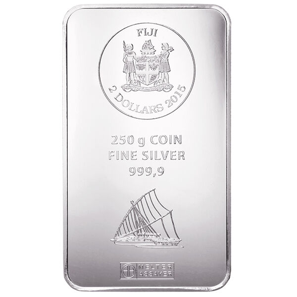 250 g Silber Fiji Münzbarren (Argor-Heraeus)