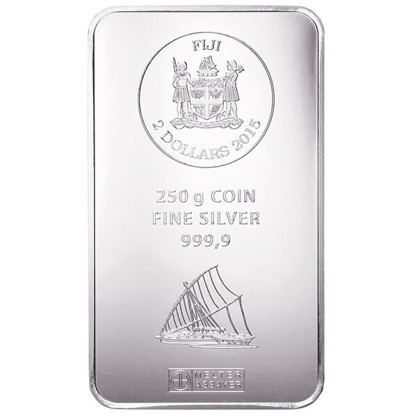 250 g Silbermünzbarren Fiji Argor-Heraeus 250 g Silbermünzbarren Fiji Argor-Heraeus