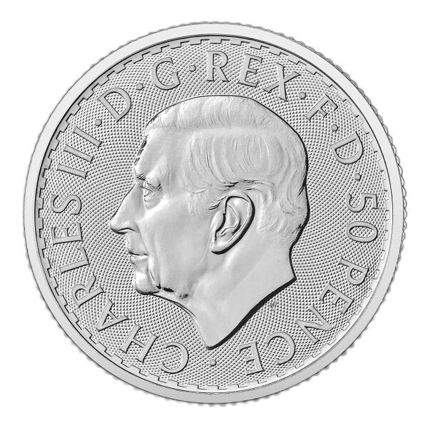 Britannia Silbermünze 2024 1/4 Unze Rückseite Moroder Scheideanstalt