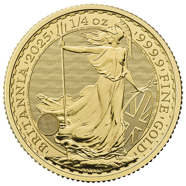 1/4 Unze Goldmünze Britannia 2025 1/4 Unze Goldmünze Britannia 2025