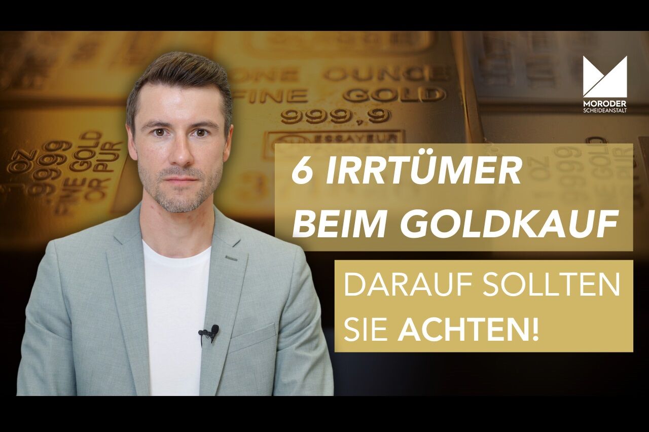 Weitere Thumbnail-Variante zum Thema sechs Irrtümer beim Goldkauf