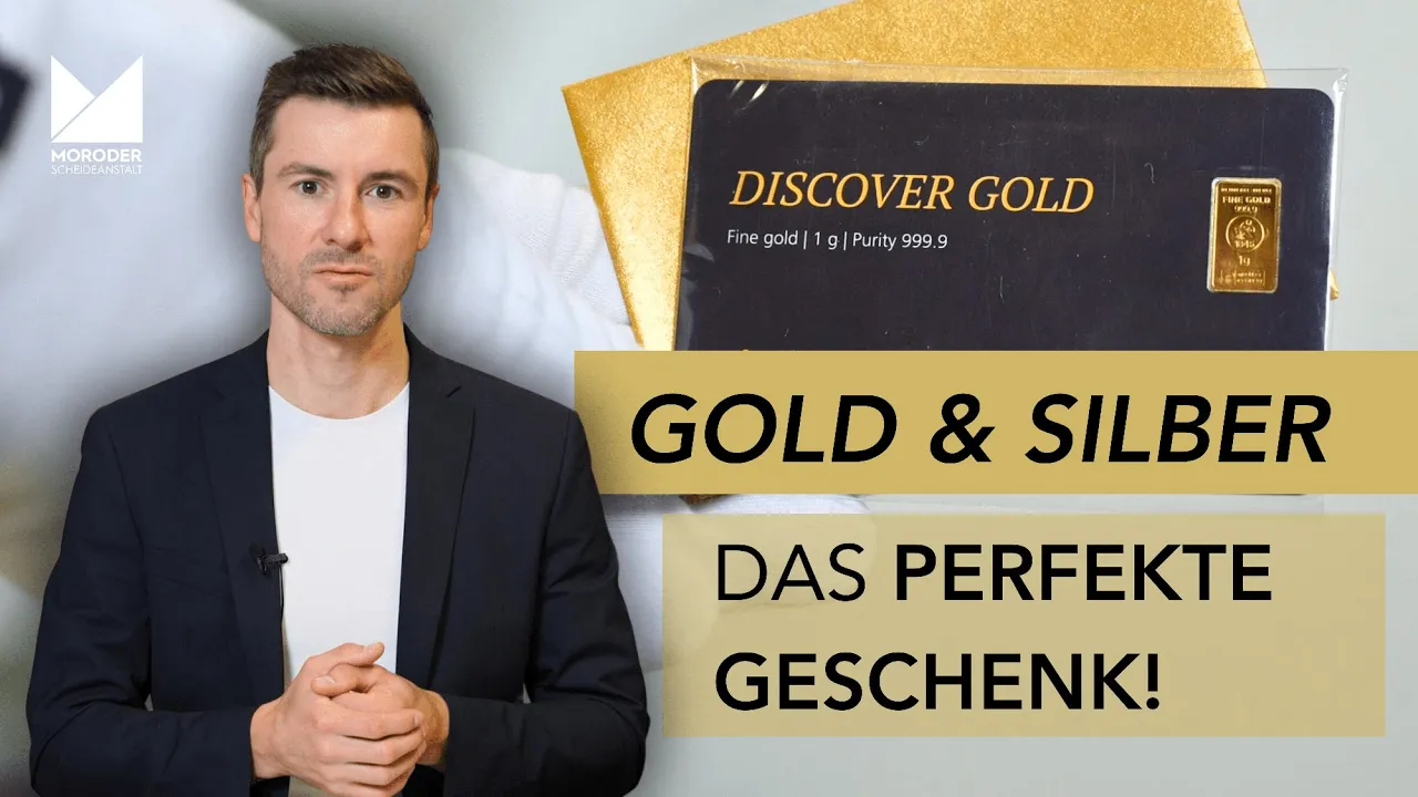 Gold verschenken Thumbnail Video Gold verschenken Thumbnail Video
