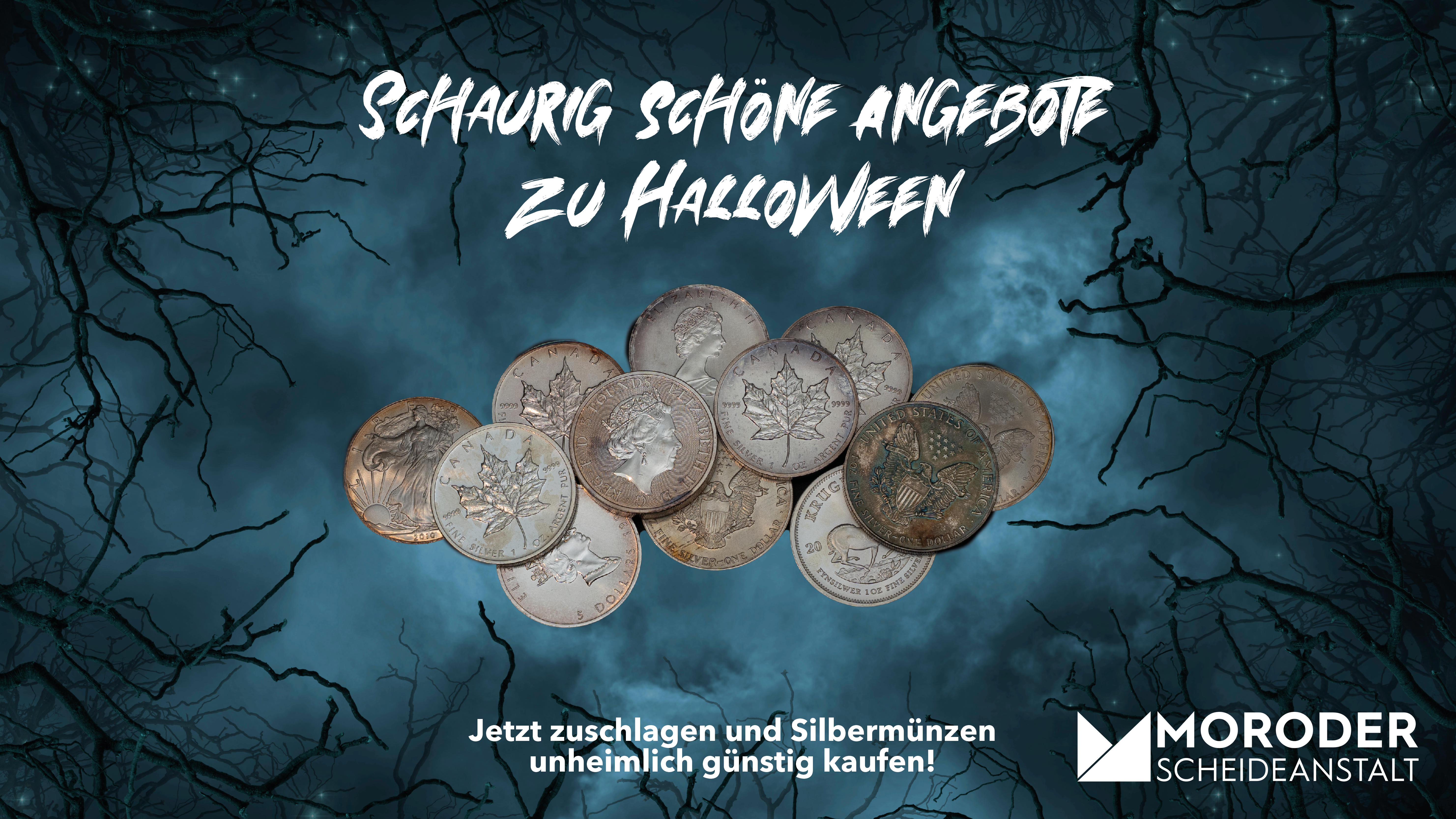 Halloween Aktion 2026 Silbermünzen