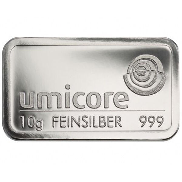10 g Silberbarren Umicore