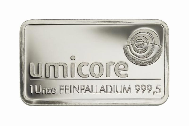 1 Unze Palladium Barren