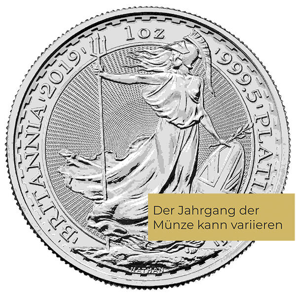 1 Unze Platin Britannia (diverse Jahrgänge) 1 Unze Platin Britannia (diverse Jahrgänge)