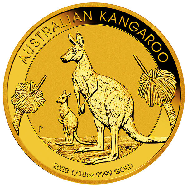 1/10 Unze Goldmünze Australian Kangaroo (diverse Jahrgänge)