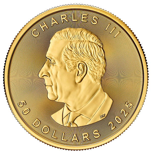 1 Unze Goldmünze Maple Leaf 2025 1 Unze Goldmünze Maple Leaf 2025