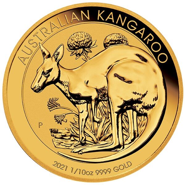 australian-kangaroo-muenze Australian Kangaroo Gold Münze 10oz