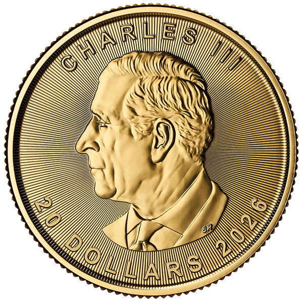 1/2 Unze Goldmünze Maple Leaf 2026