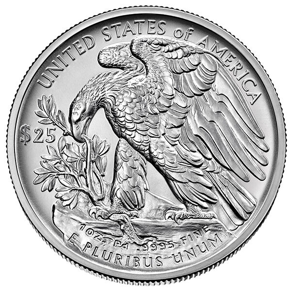 1 Unze Palladiummünze American Eagle (diverse Jahrgänge) 1 Unze Palladiummünze American Eagle (diverse Jahrgänge)