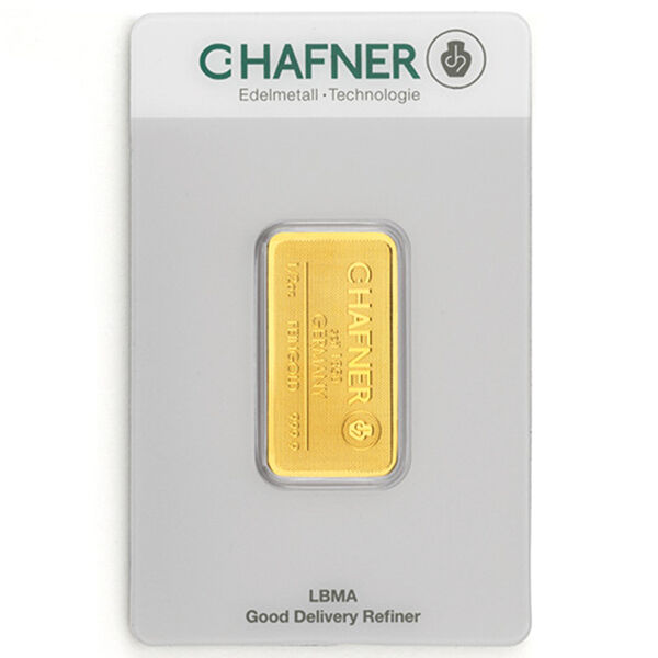 1/2 Unze Goldbarren C. Hafner 1/2 Unze Goldbarren C. Hafner