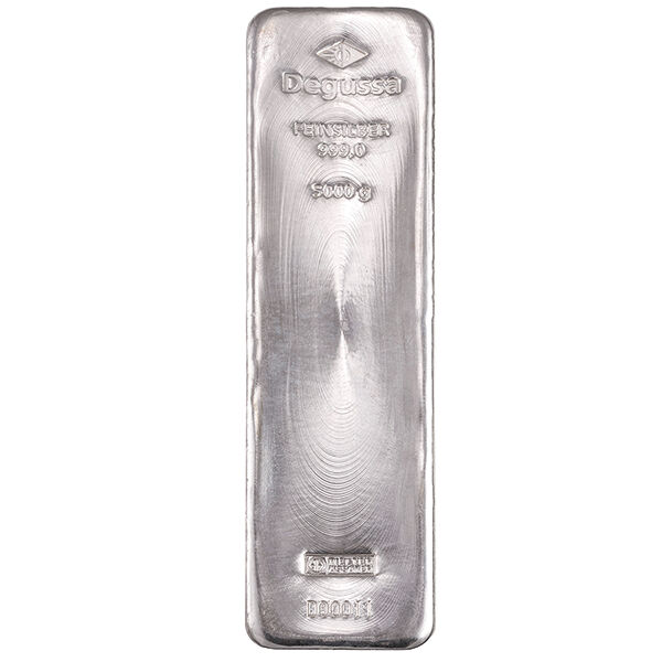 5 kg Silberbarren (diverse LBMA zertifizierte Hersteller)