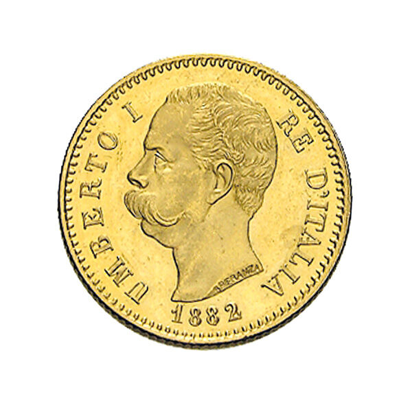 20 Lire Umberto Goldmünze (diverse Jahrgänge) 20 Lire Umberto Goldmünze (diverse Jahrgänge)