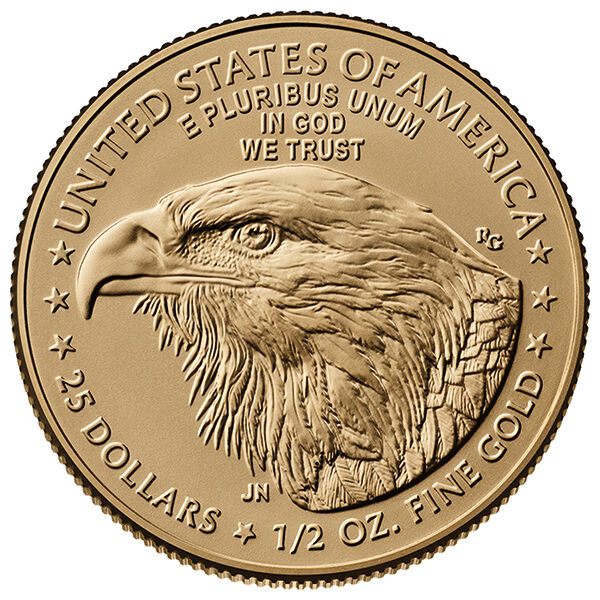 1/2 Unze Goldmünze American Eagle 2026
