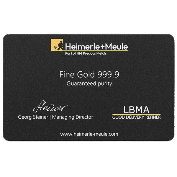 1 g Goldbarren Happy Birthday Heimerle und Meule