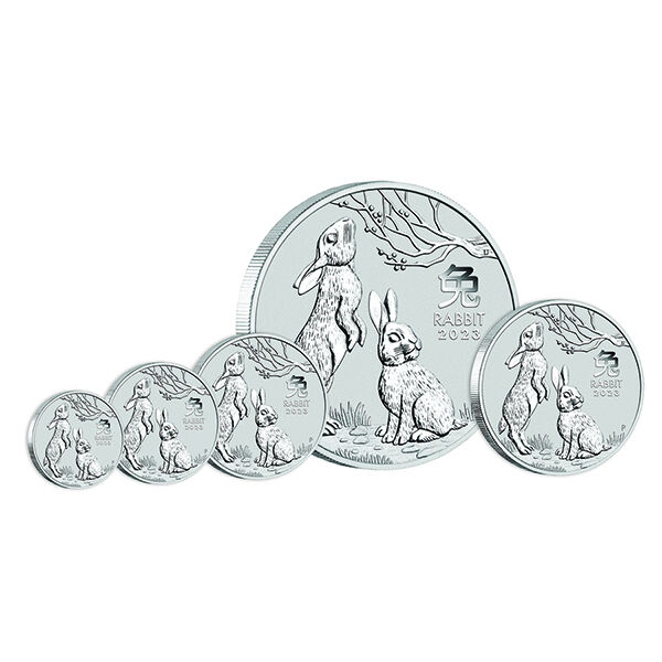 1 kg Silbermünze Lunar III Jahr des Hasen 2023