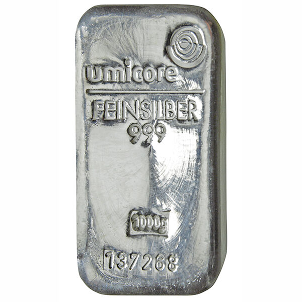 1 kg Silberbarren (diverse Hersteller) LBMA zertifiziert 1 kg Silberbarren (diverse Hersteller) LBMA zertifiziert