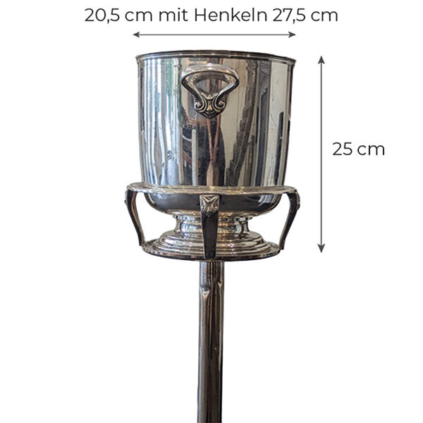 Sektkühler versilbert mit Ständer (nur Abholung in Essen)