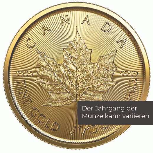 1/10 Unze Gold Maple Leaf (diverse Jahrgänge) 1/10 Unze Gold Maple Leaf (diverse Jahrgänge)