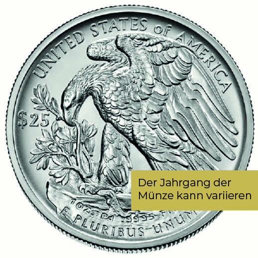 1 Unze Silber American Eagle (diverse Jahrgänge) 1 Unze Silber American Eagle (diverse Jahrgänge)