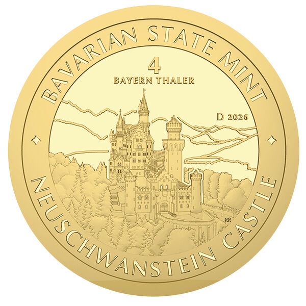 1/25 Unze Goldmünze Bayern Thaler 2026