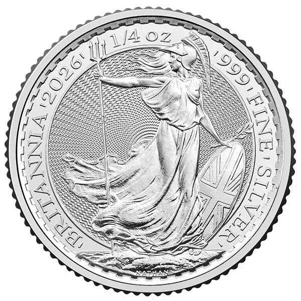 1/4 Unze Silbermünze Britannia 2026