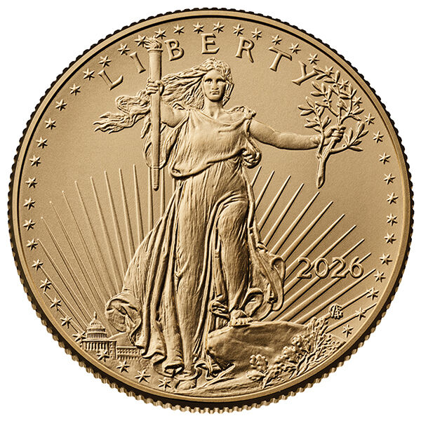 1/2 Unze Goldmünze American Eagle 2026