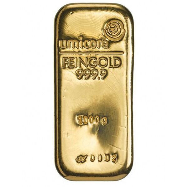 1 kg Goldbarren Umicore 1 kg Goldbarren Umicore