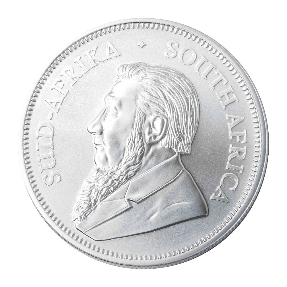 süedafrika-muenze-silber 1 Unze Silber Krügerrand Vorne