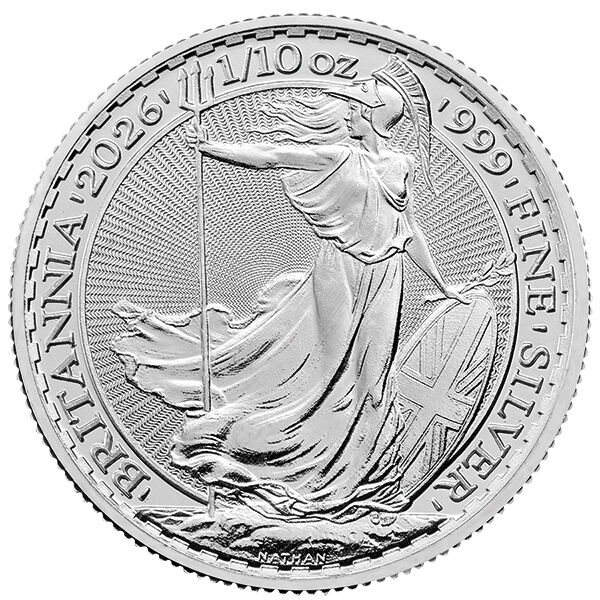 1/10 Unze Silber Britannia 2026