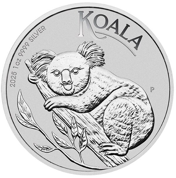 1 Unze Silbermünze Koala 2025 Vorderseite Moroder Scheideanstalt 1 Unze Silbermünze Koala 2025 Vorderseite Moroder Scheideanstalt