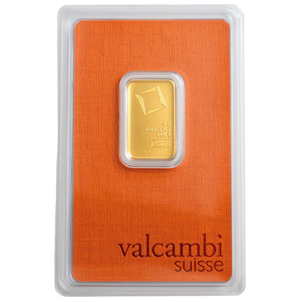 5 g Goldbarren Valcambi 5 g Goldbarren Valcambi