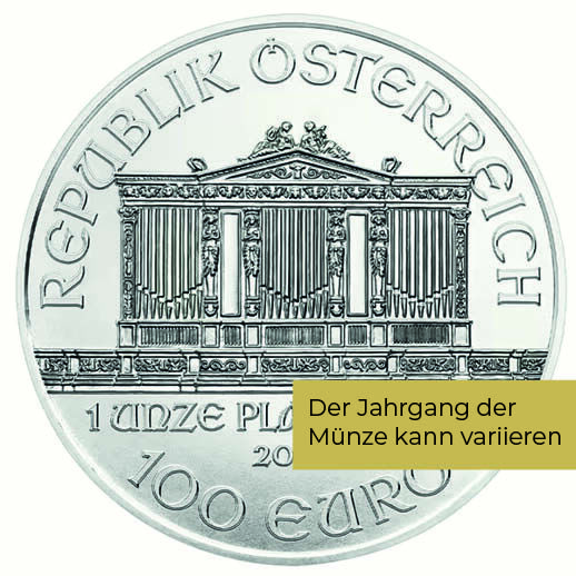 1 Unze Platin Wiener Philharmoniker (diverse Jahrgänge) 1 Unze Platin Wiener Philharmoniker (diverse Jahrgänge)