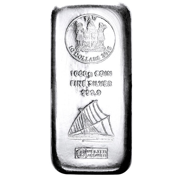 1 kg Silber Fiji Münzbarren (Argor-Heraeus) 